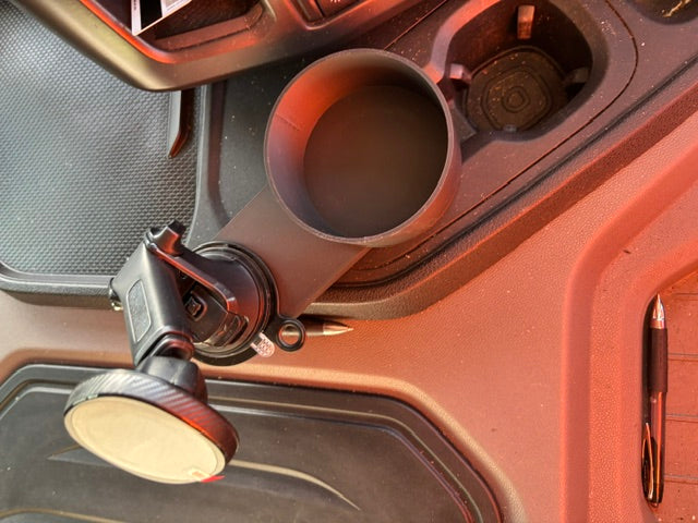 Scania Integrated XL Cup Holder & Phone Mount Disc | 3DPG